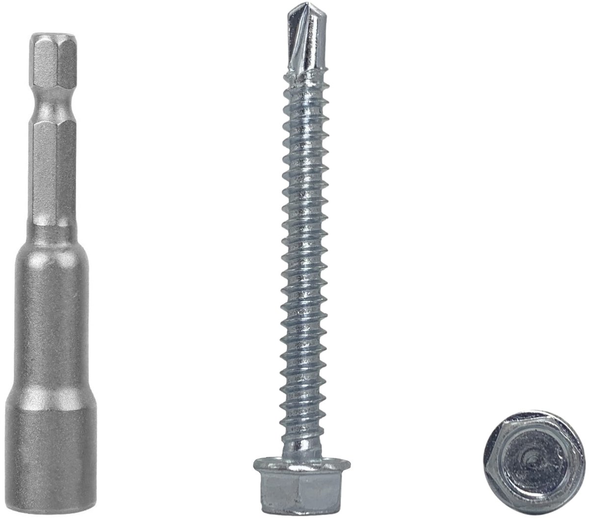 Omgoods - 120 Stuks 7504 K Schroeven 4,8 x 45 mm - Zelfborende Metaalschroeven