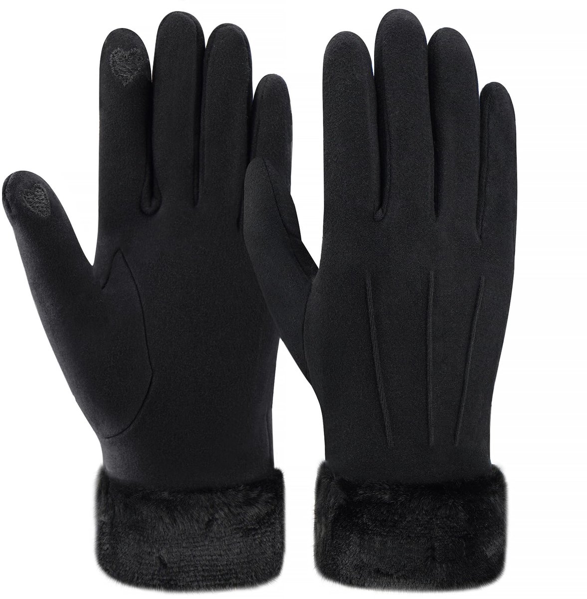 Omgoods - Dames Winterhandschoenen - Touchscreen Fleece Lining Cashmere