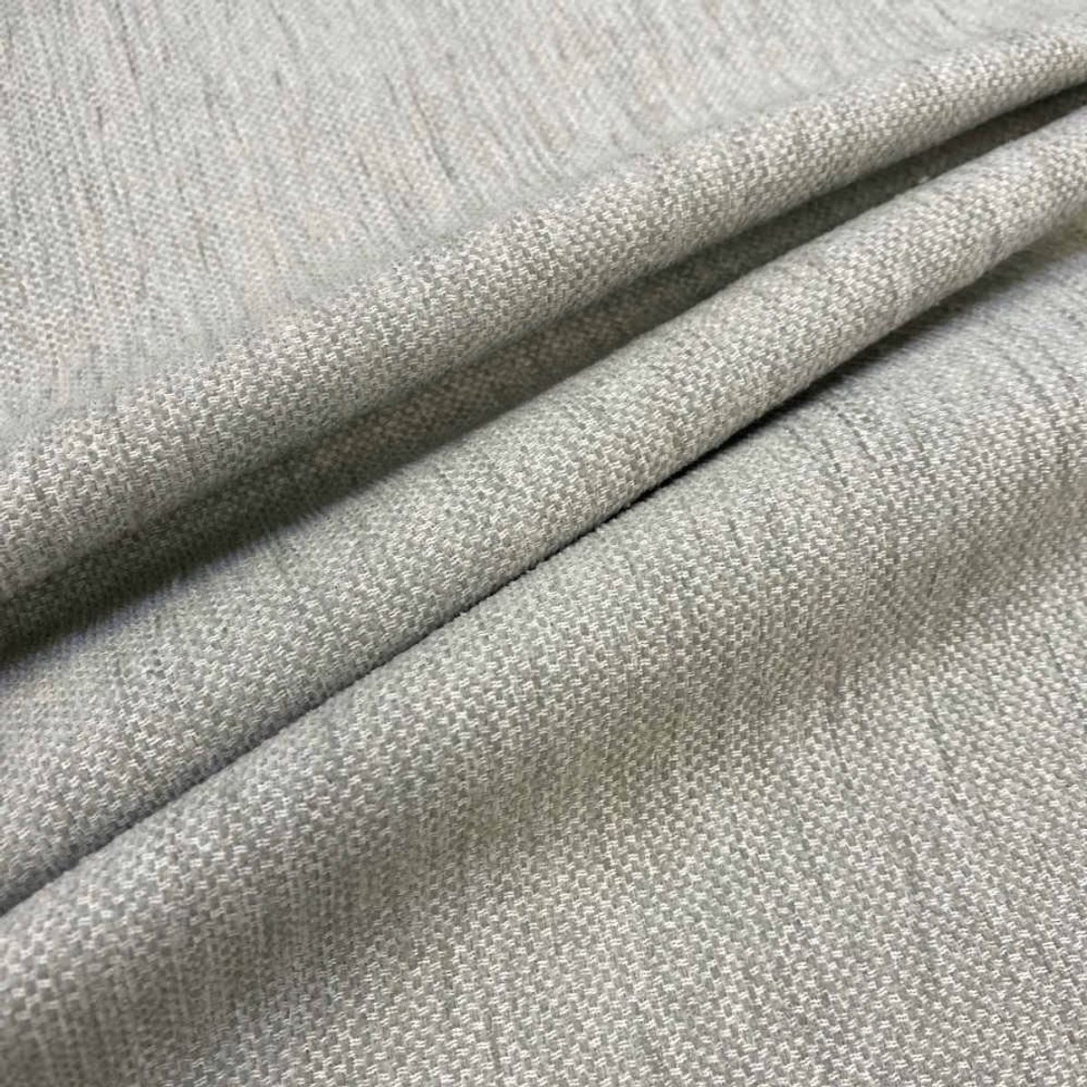 Omgoods - Chenille Bekledingsstof 100cm x 280cm - Dubbelzijdig en Velvet Touch - Parelgroen