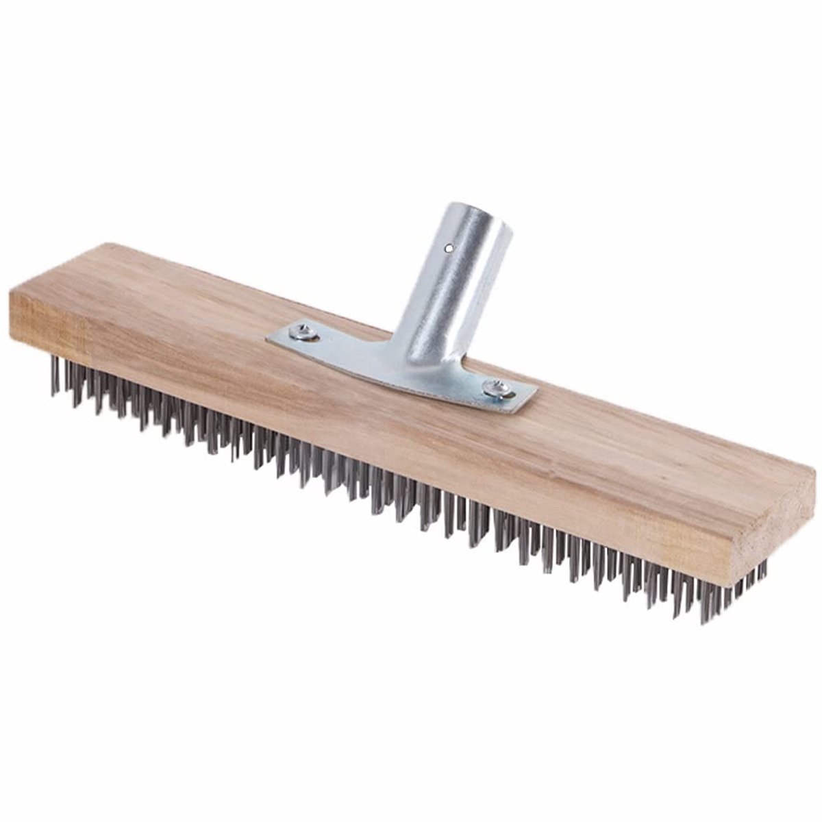 Omgoods - Draadbezem 30 cm - Staalbezem voor Tuin en Het Verwijderen van Mos