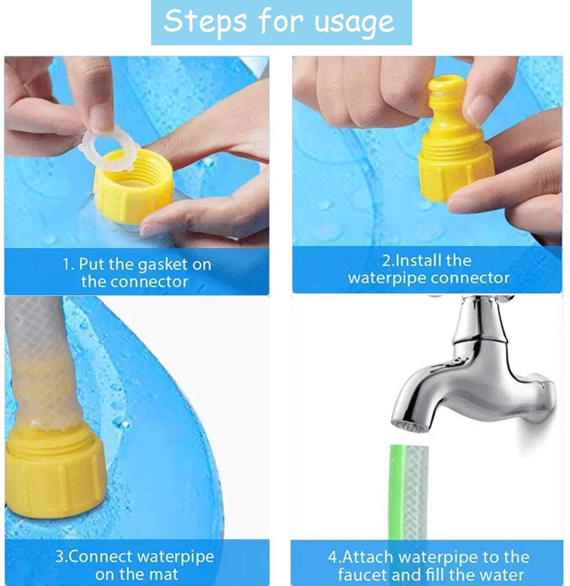 Omgoods - Honden Paddling Pool - Opvouwbaar Water Speelmat