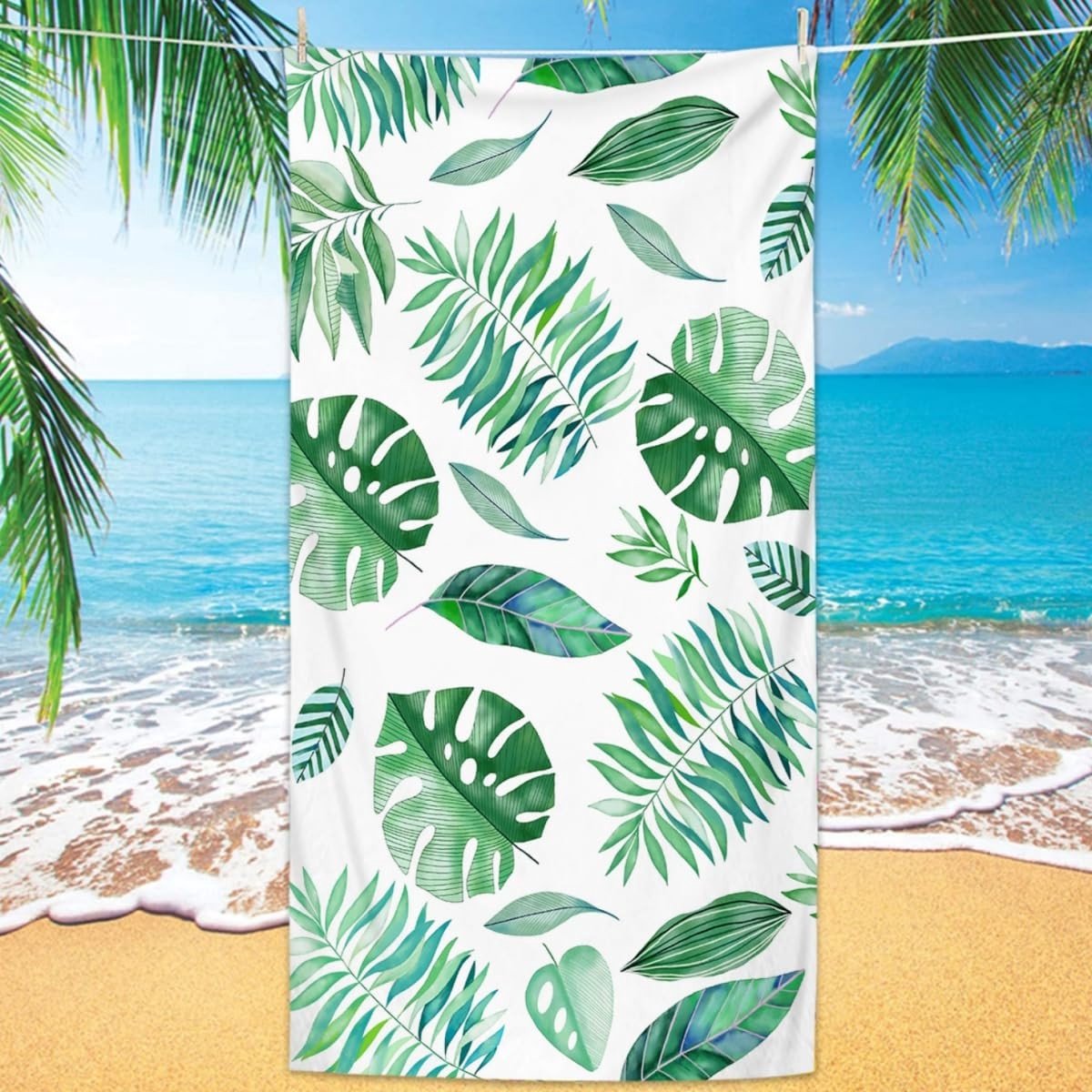 Omgoods - XXL Microfiber Strandhanddoek - Sneldrogend en Zandafstotend