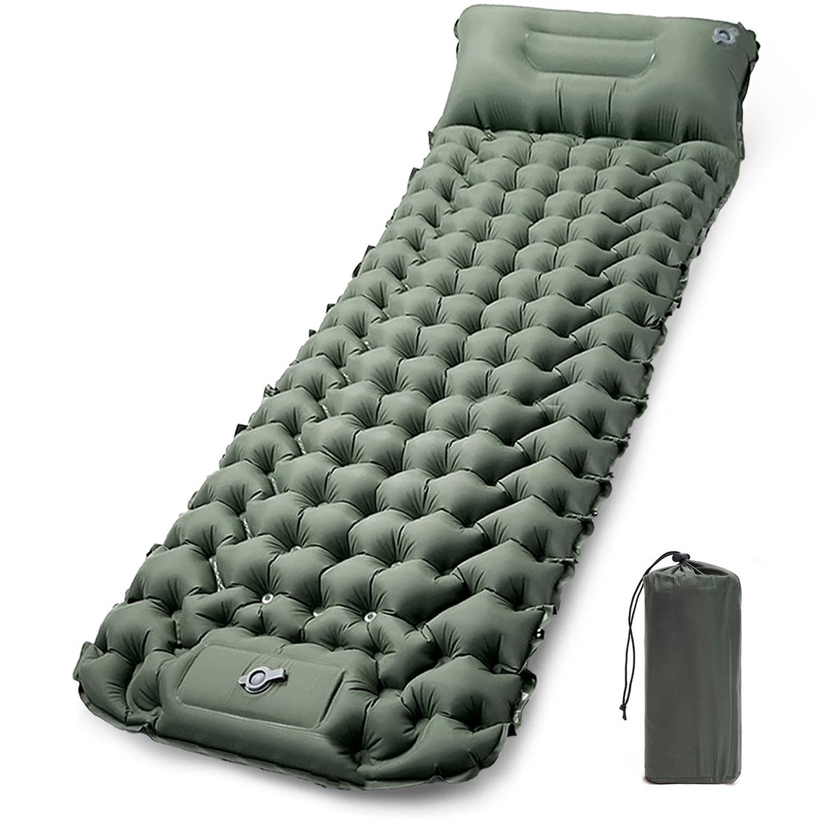 Omgoods - Opblaasbare Campingmatras - Ultralichte Eenpersoonsmatras voor Buitenavonturen