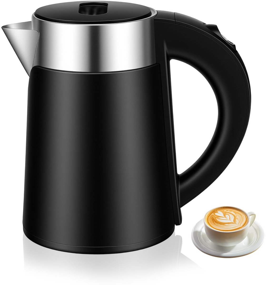Omgoods - Compacte Elektrische Kettle 800ml met 360° Basis