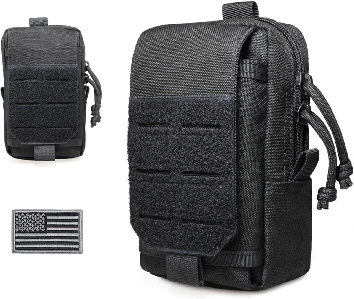 Tactische EDC-pouch, Molle Utility-pouch, gadget-organizer, telefoonhouder, heuptas, smartphone-pouch, gereedschapshouder, tasje