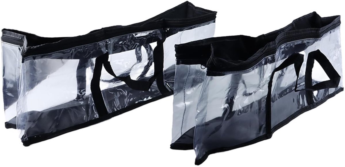 Omgoods - Set van 2 DVD Opbergdozen - Transparante Media Opslag