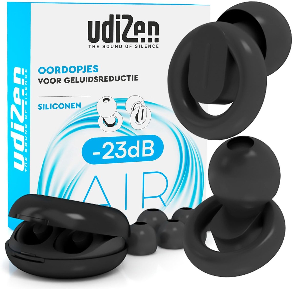 Omgoods - Ergonomische en herbruikbare oordopjes voor reizen, slapen en studeren