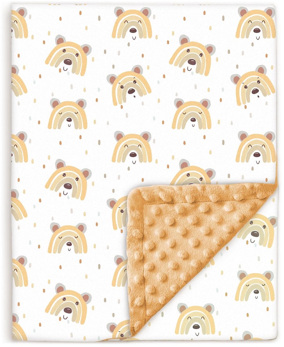 Omgoods - Zachte Babydeken 100x135 cm van Katoen en Minky