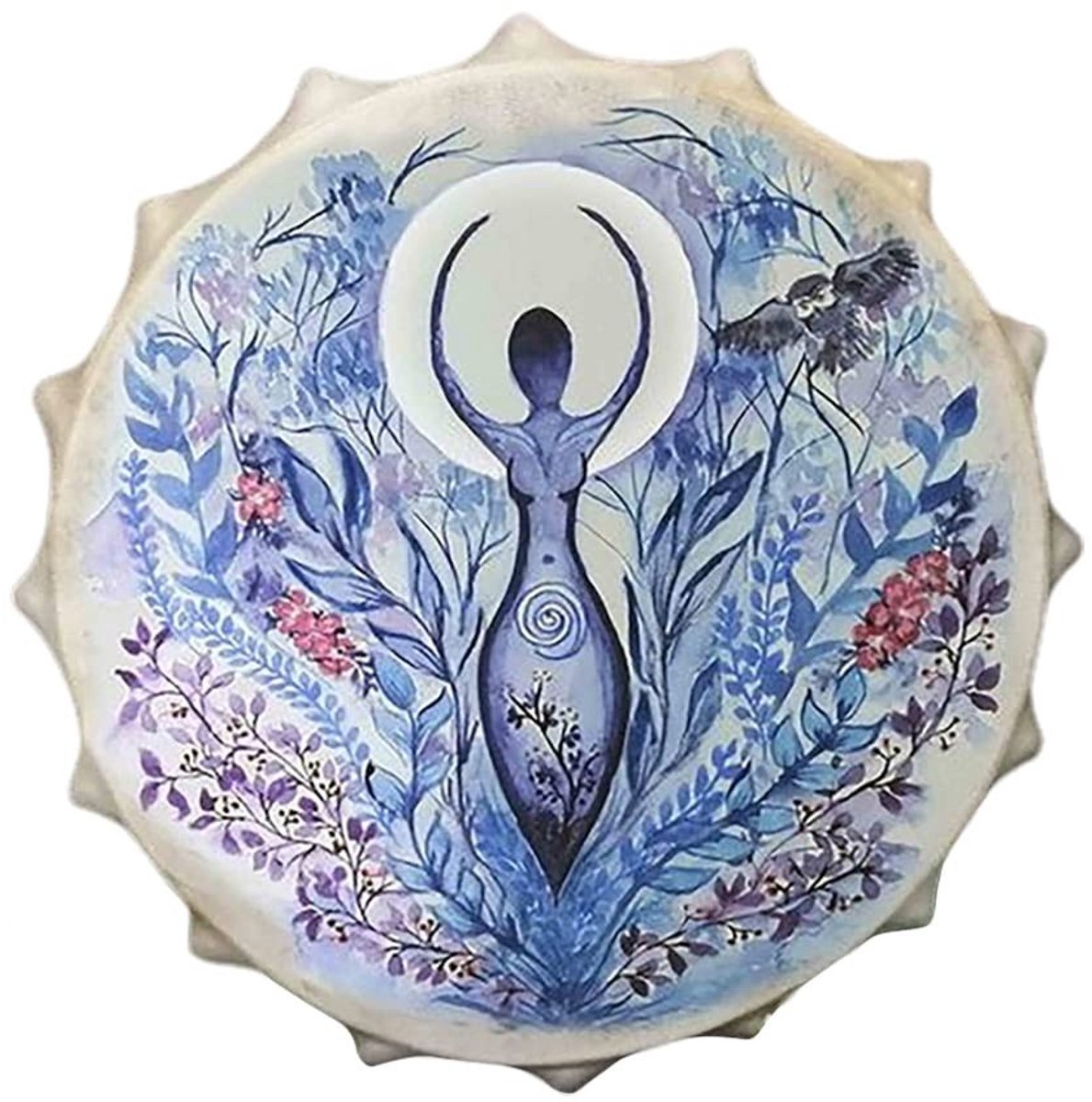 Omgoods- Sjamaantrommel Multifunctioneel - Spirituele Genezing - Chakra-balans - Meditatie - Akoestische Productie - Dierproefvrij - Drum