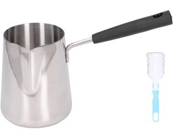 Omgoods - Inductie Mocha Pot van RVS 600ml voor Koffie