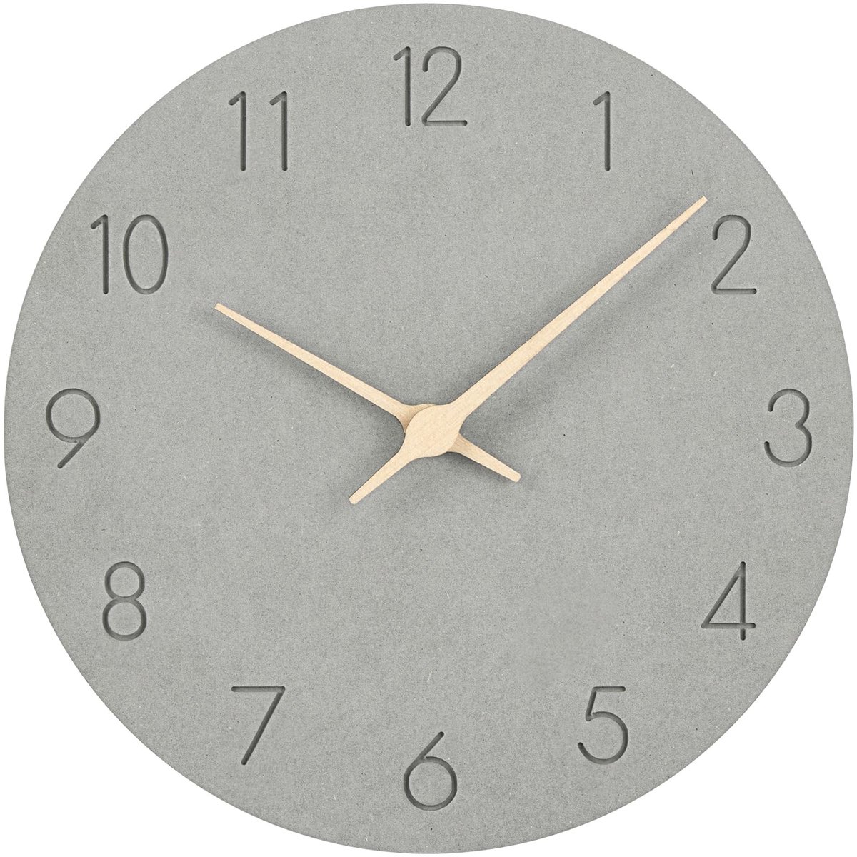 Omgoods - Wandklok Hout zonder Tikken - Modern Design 30 cm