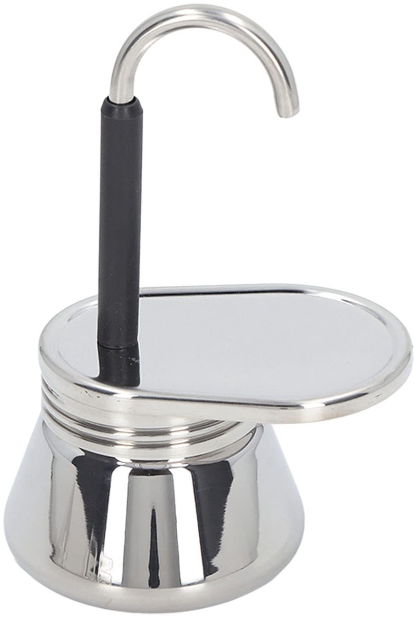 Omgoods - Moka Pot - Moka voor Espresso Koffie - Draagbaar en Handmatig - Koffiezetapparaat - Perfect voor Thuis en Outdoor Camping - 1 Kop