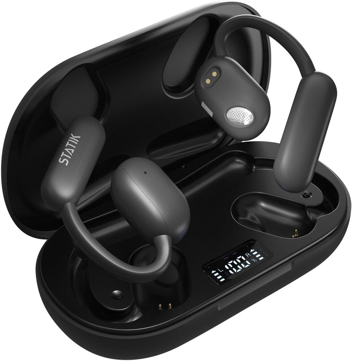 Omgoods - Actieve Open Ear Bluetooth Oordoppen met Snelle Oplading en Lange Batterijduur