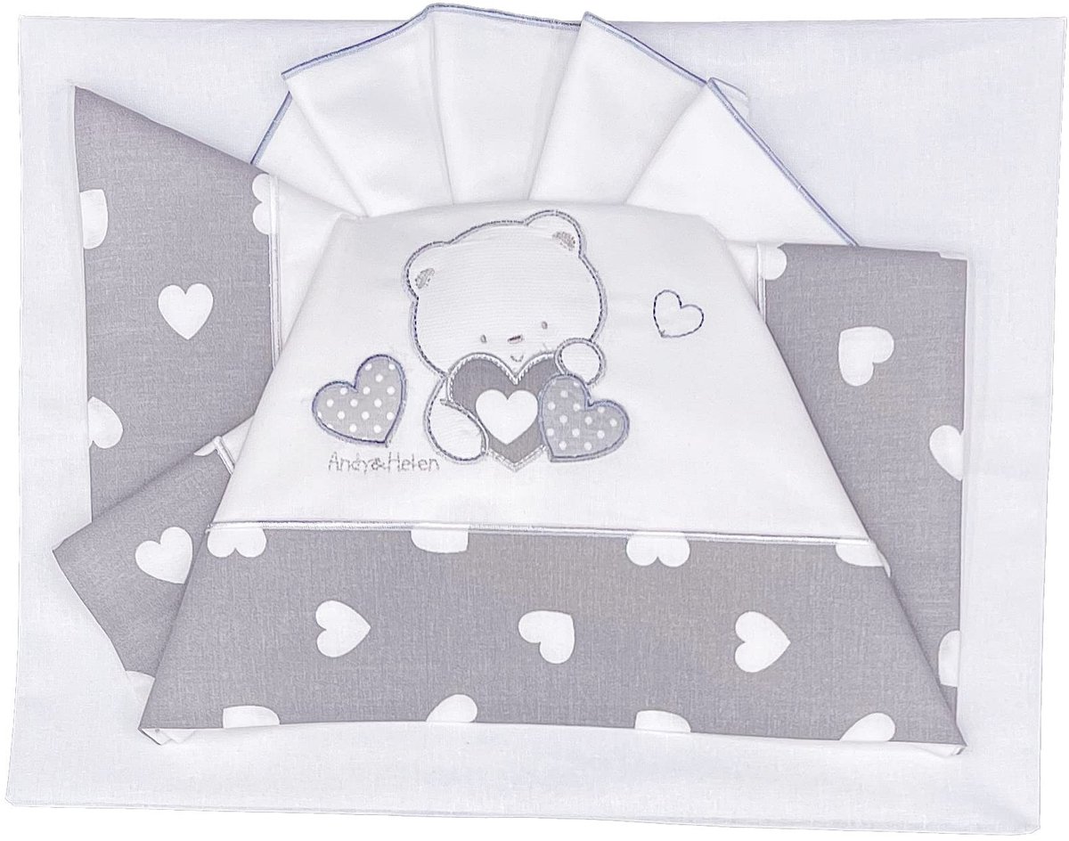Omgoods - 3-Delig Beddengoed Set voor Kinderbed - Berenhart Motief