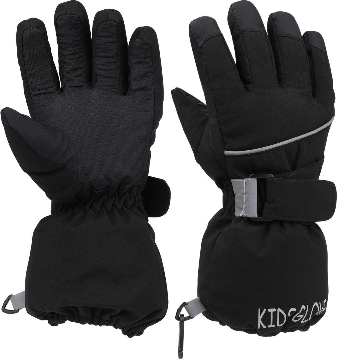 Omgoods - Kinderski Handschoenen - Waterdichte en Winddichte Winterwantjes voor 4-14 Jaar