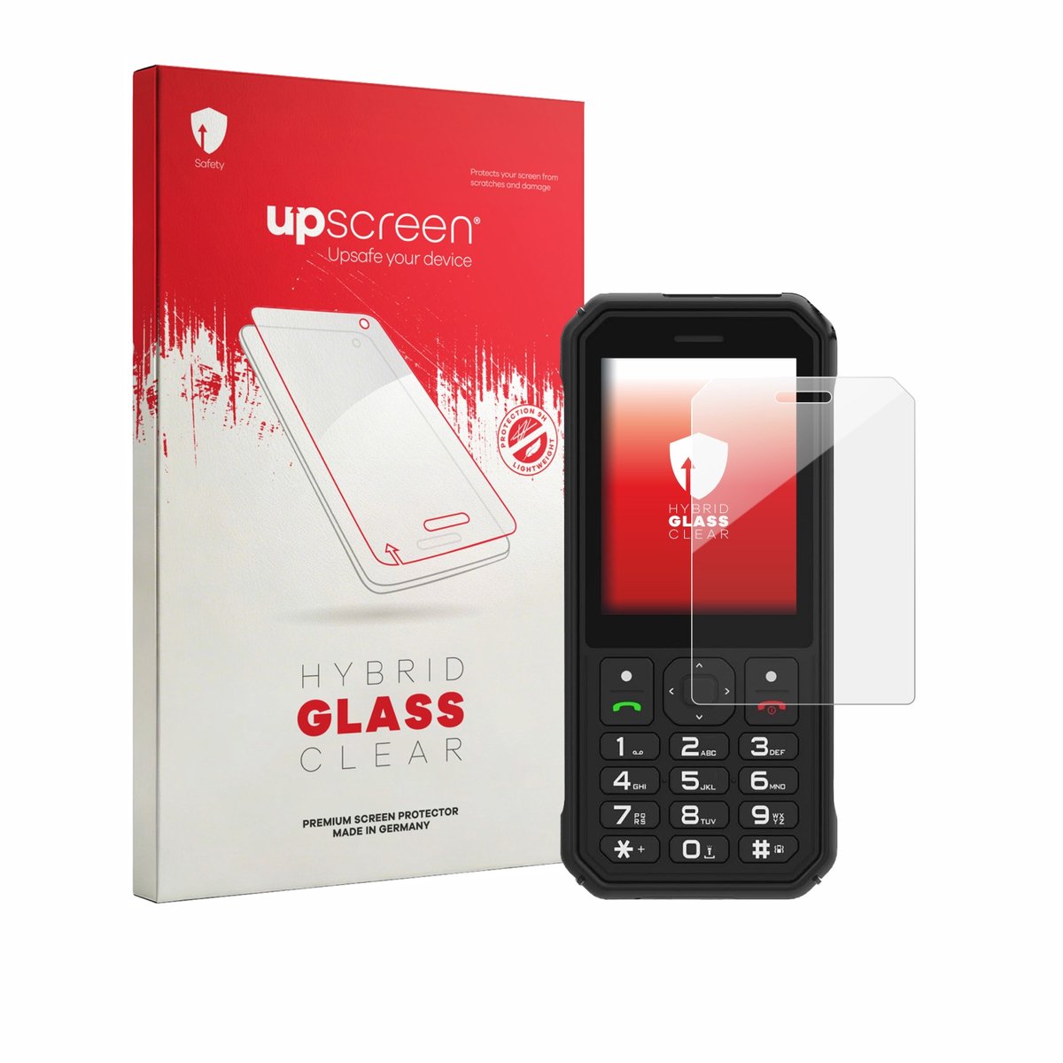 upscreen - Screenprotector voor AGM M11 - Folie Beschermfolie Beschermglas transparant