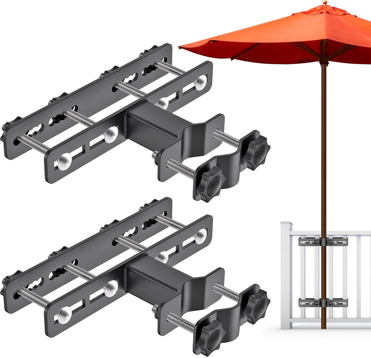 Omgoods - Set van 2 Umbrella Klemmen voor Bevestiging
