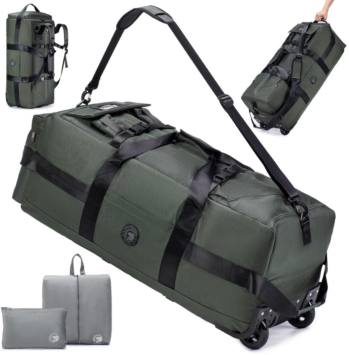Omgoods - 3-in-1 Reistas met Wielen, 85L, Waterdicht