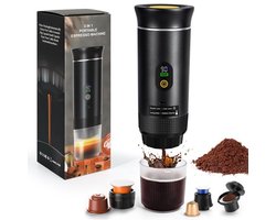 Omgoods - Mini Koffiemaker - Draagbare Capsule Machine voor Thuis en Onderweg