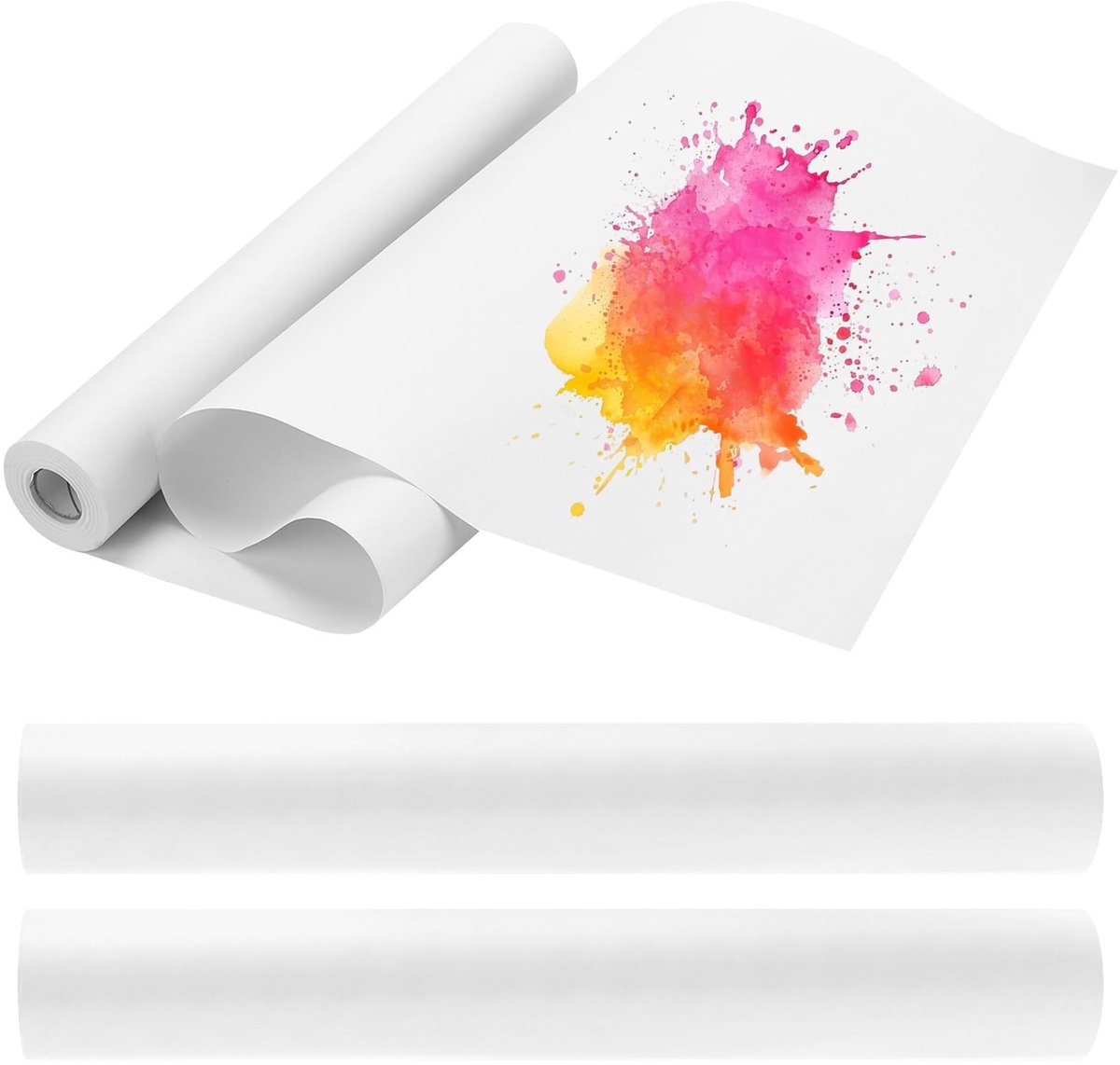 Omgoods - Tekening Papierrol Set van 3 - 44cm x 25m voor Schilderen en Snijden