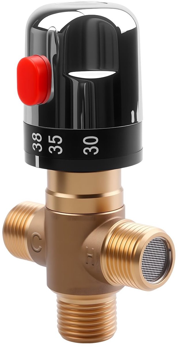 Omgoods - 3 Way Thermostat Mixer Tap - Thermostatische Mengkraan voor Waterregeling