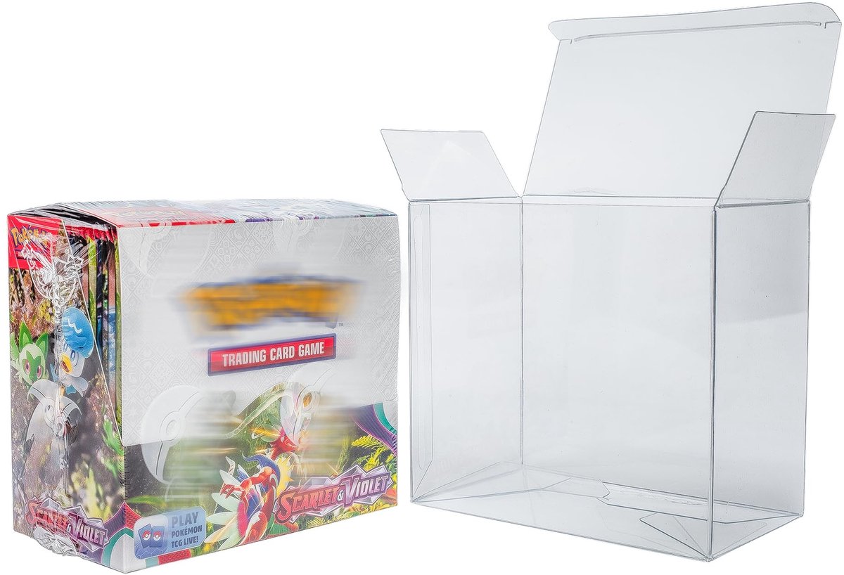 Omgoods - Booster Box Set van 10 - Beschermende Hoezen voor Pokémon Boxen