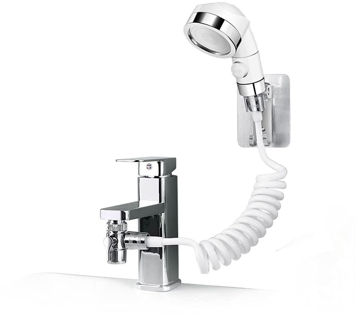 Omgoods - Basinet Waterkraan met Douche Set - Geschikt voor Badkamer