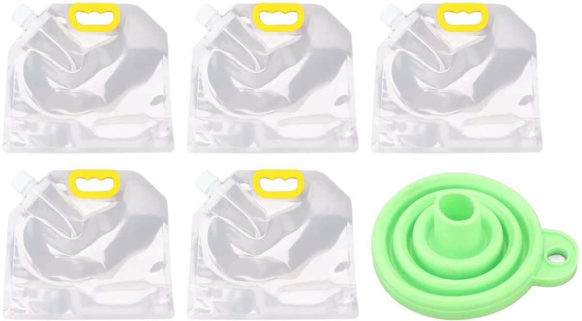 Omgoods - Transparante Opslagzak voor Granen - Voedselveilige Sluitbare Zak voor Noten en Meel (2,5 kg)