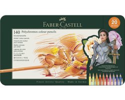Faber-Castell - Kleurpotlood - Polychromos - 3,8mm kerndikte - blik à 140 stuks - FC-110014