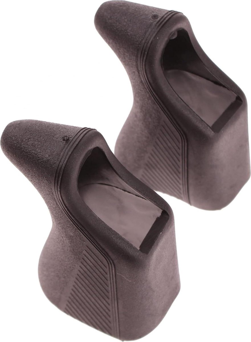 Remgreep Rubbers - Remhendelhoezen - Fietsen Onderhoud - Met Gat Voor Kabel - 7 cm - Zwart