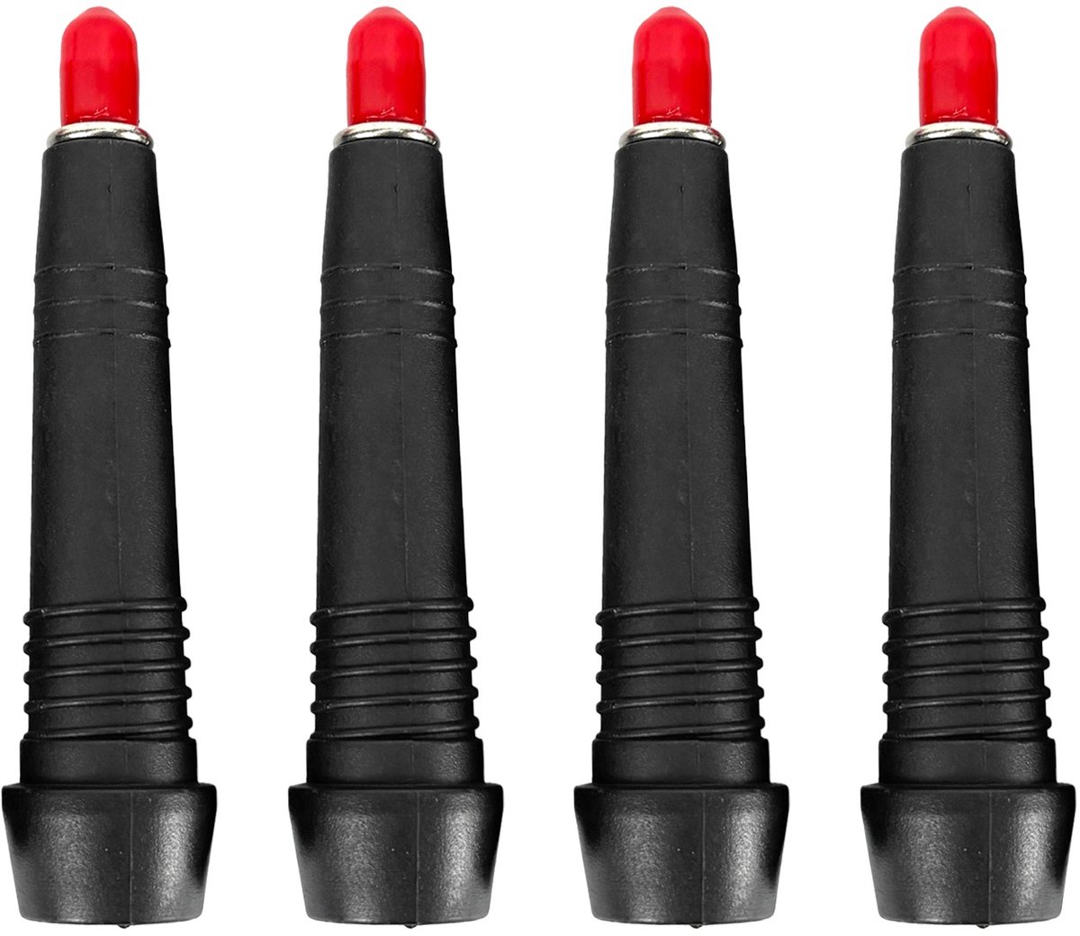 Wolfraamstalen punten voor trekkingstokken, 4-pack