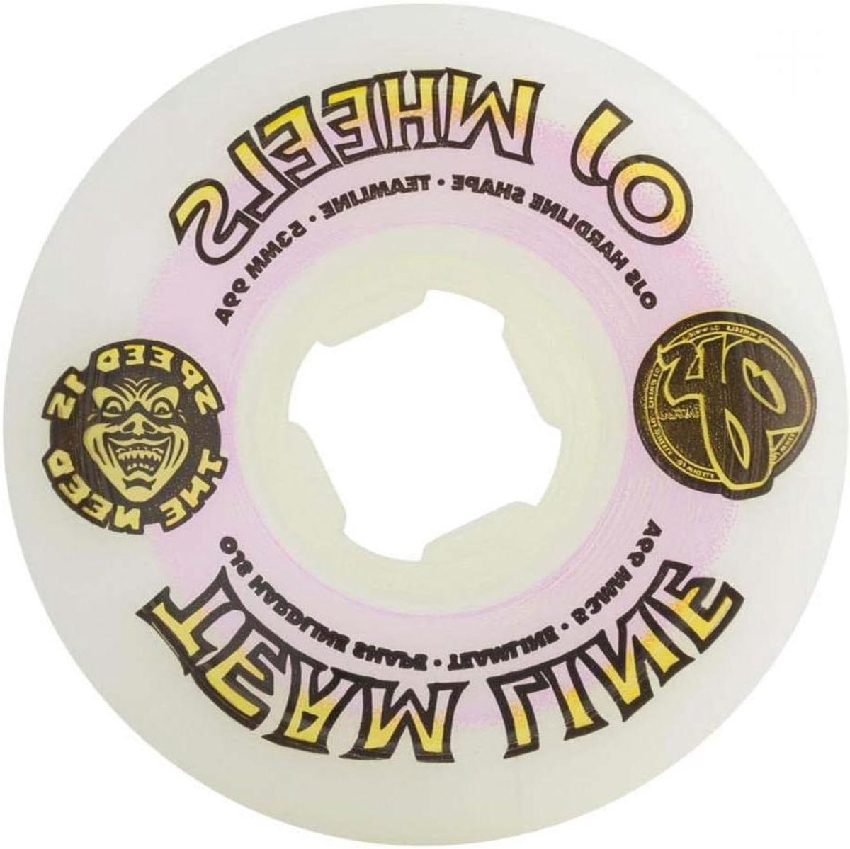 Skateboard Wielen Wielen Set Skaten Flatspot Resistent Urethaan 53mm