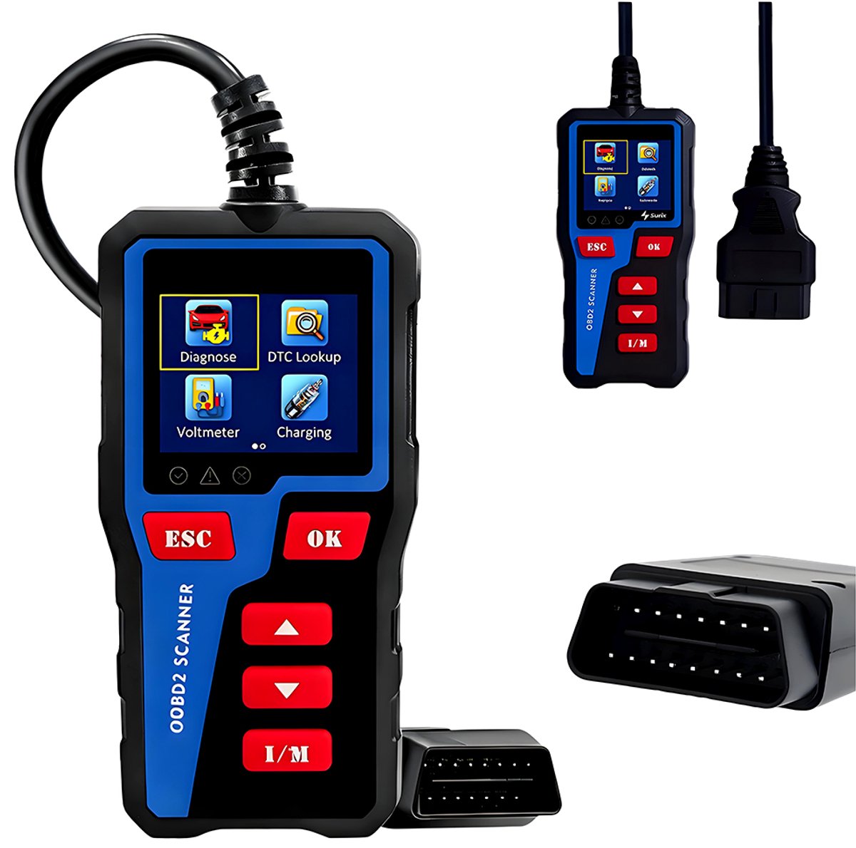 OBD2 Diagnostische Interface - Codelezer Autodiagnoseapparaat - Scanner - 12V - Voertuigdiagnoseapparatuur