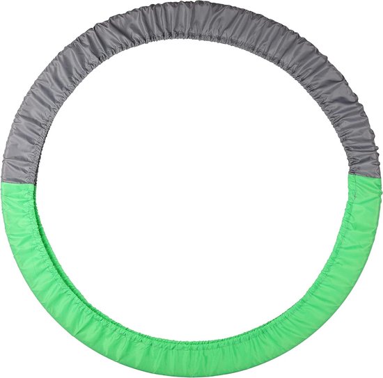 Hoepel Beschermhoes - Gymnastiek Hoepel Tas - Sportuitrusting Opbergen - Universeel Elastische Pasvorm - 60-90 cm - Lichtgroen Grijs