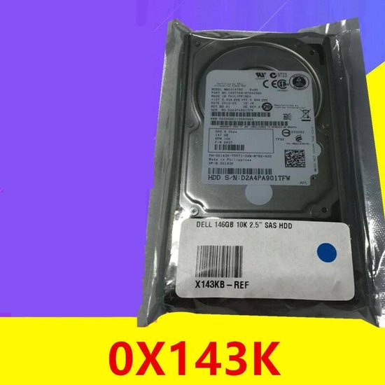 Interne Harde Schijf - Server HDD - Opslag Uitbreiden - 10000RPM Snelheid - 146 GB - Zilver van Interne Harde Schijf — afbeelding 2