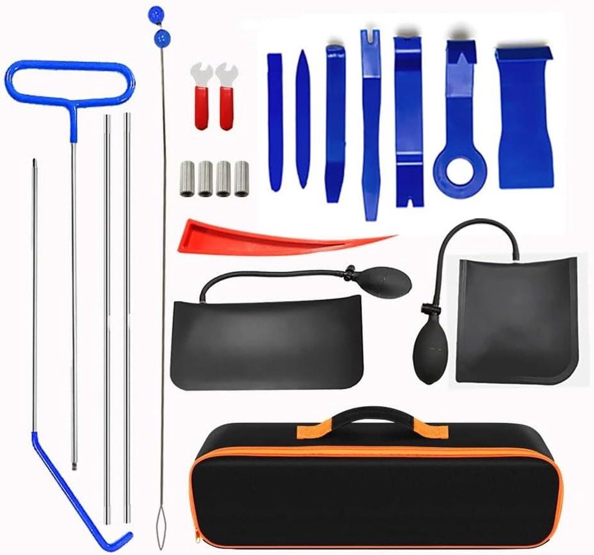 Auto Deuropener Gereedschap - Interieur Demontage Set - Auto Reparatie - Specifieke Pasvorm BYD Seagull - 22 Stuks - Zilver