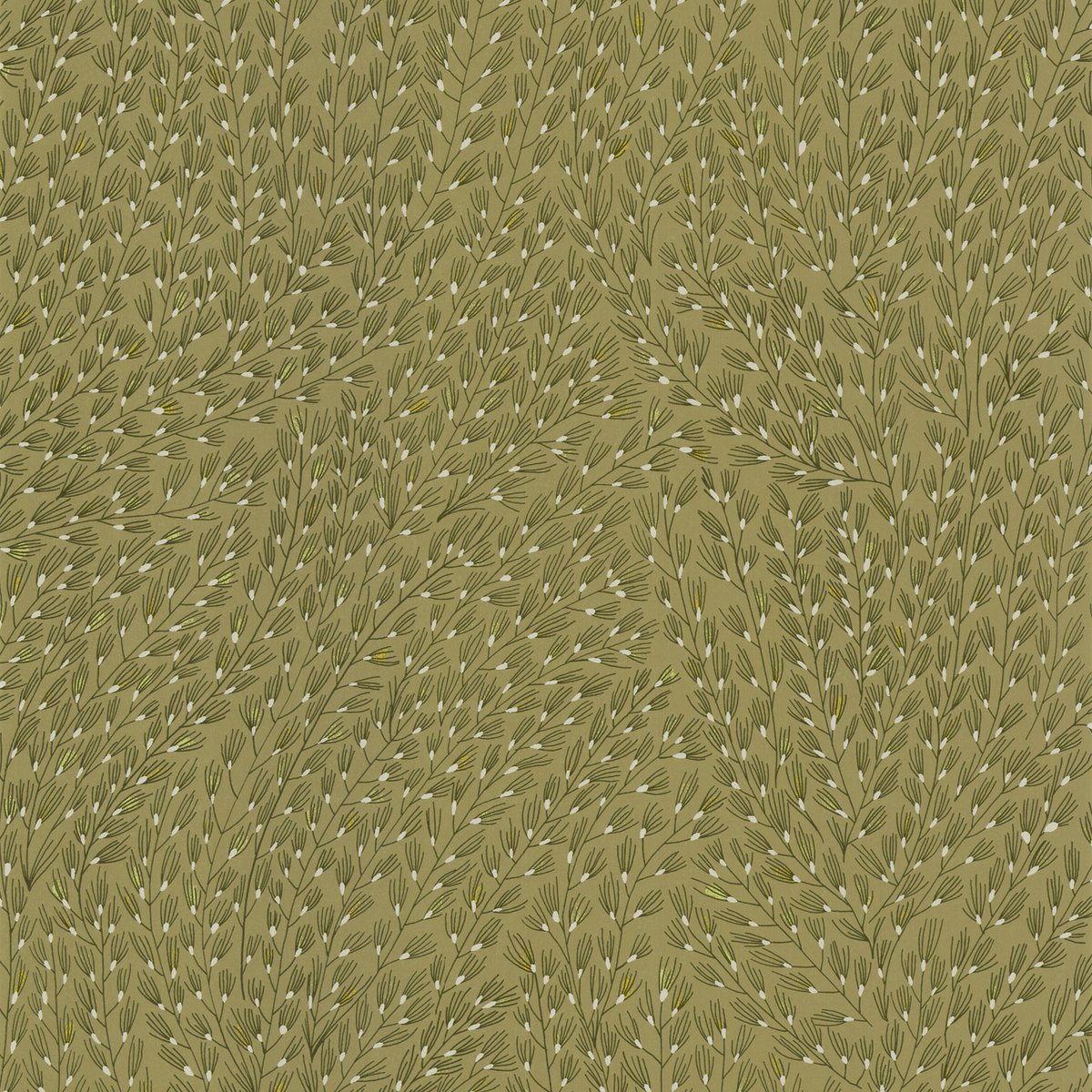 Lutèce – 51250604 – Vliesbehang – Groen / Geel