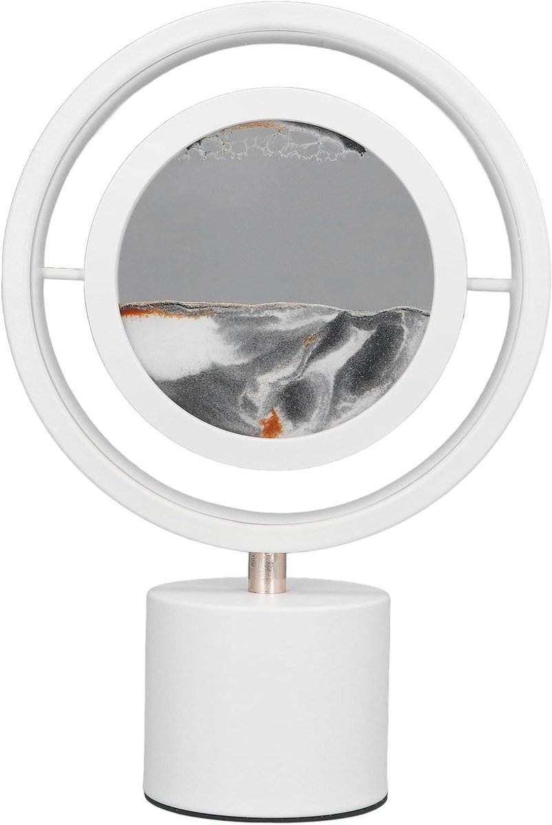 Zandlandschap Lamp - Draaiende Zandlamp - Ontspannende Sfeer - 360 Graden Rotatie - 30 cm Hoog - Meerdere Kleuren