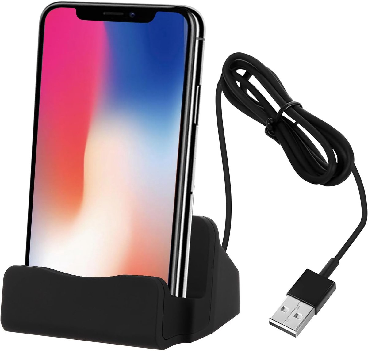 C oplaadstation, type C dockingstation oplader, dockingstation voor smartphone compatibel, kan desktop oplader houder mobiele telefoon
