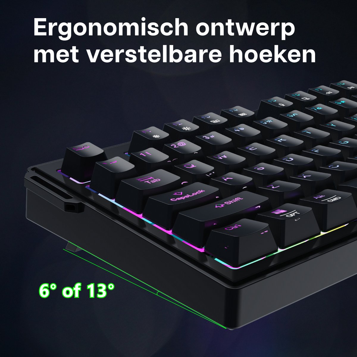 MMOBIEL Mechanisch Toetsenbord met 6 Macrotoetsen & RGB thumbnail 8