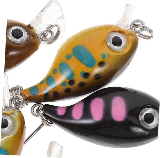 Kunstaas Set - Nep Vis - Vissen Laten Vangen - Bijtbestendig Materiaal - 5.7X1.3cm - Gekleurd — afbeelding 3