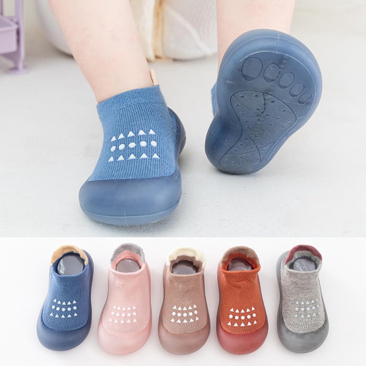 Schoenen Sok Baby Jongens Grirls Eerste Wandelschoenen Baby Antislip Outdoor Indoor Slippers
