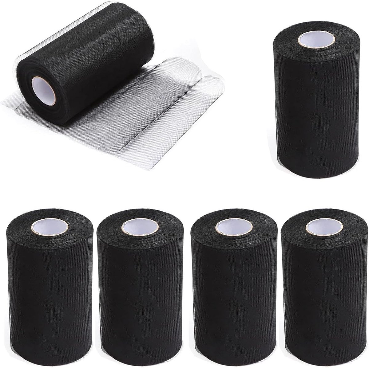 Tule Netting Stof Roll Spool voor Party Tulle Tafelrok, Tule Stof op Rol - Decoratief Tuleband 15cm x 22.8m voor Geschenkverpakking, Bruiloftsdecoraties, DIY Rokken en Knutseldecoraties