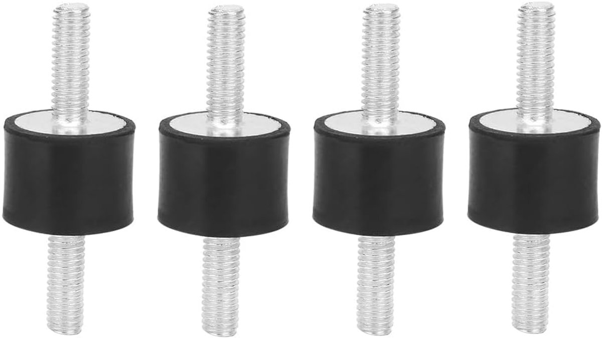 4 Stks M6 Rubber Mounts Mannelijke, Trillingen Isolator Silent Bloc M6 Anti Vibratie Silentblock Auto Boot Spoelen (VV20*15 M6*18)
