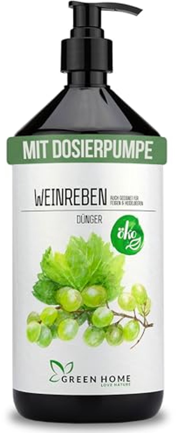 Green Home Love Nature - Vloeibare meststof voor wijnranken - 1 liter met doseerpomp - NPK 5 5 7