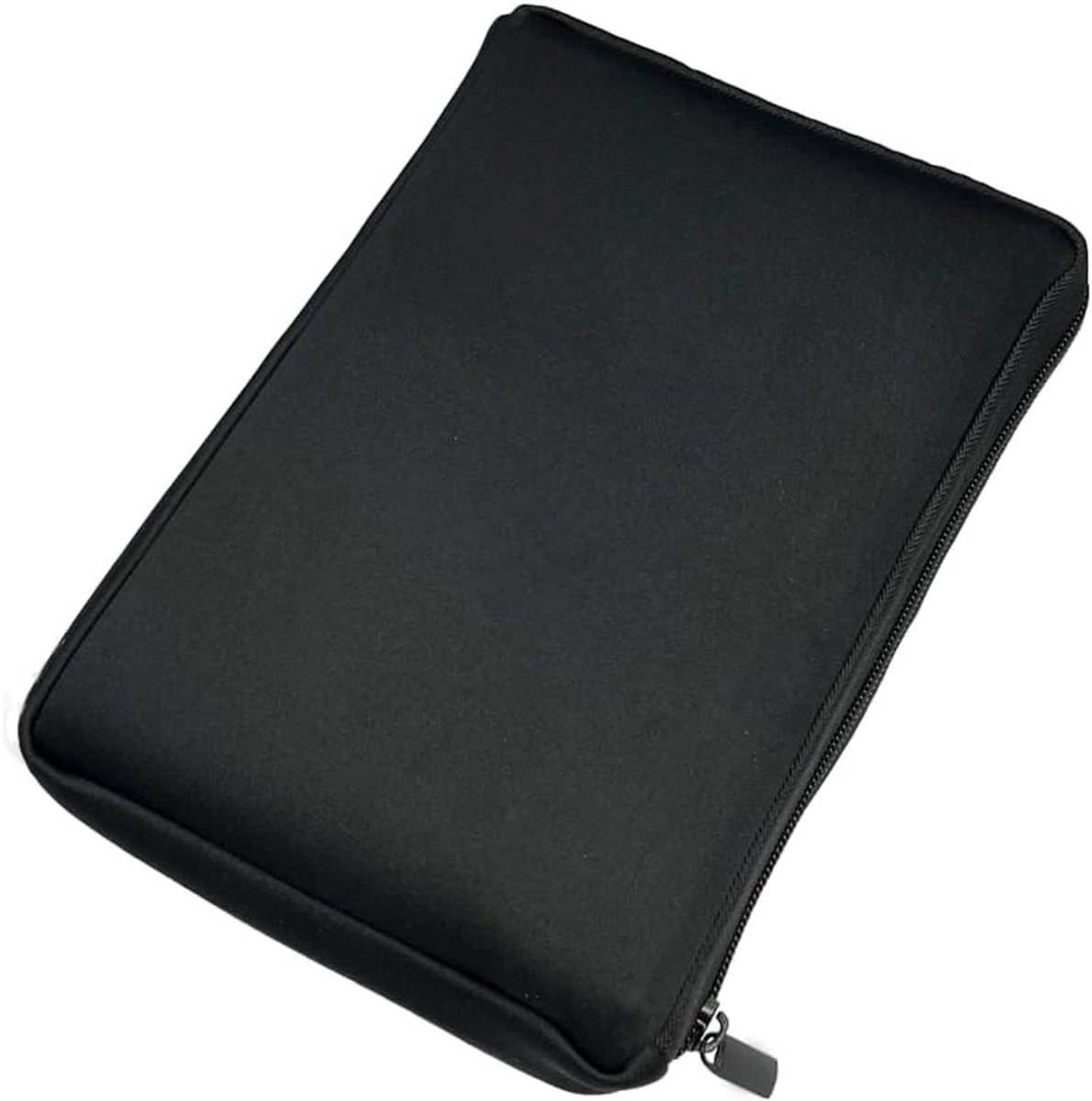 Neopreen zachte tas Book Sleeve tashouder met rits, geschikt voor Fourth Wing hardcover boekbescherming thuis, buitenshuis en op reis (zwart)