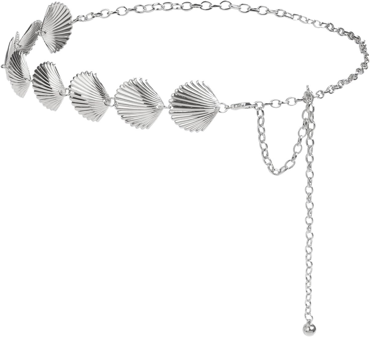 Heupketting met Strass en Kristal voor Dames, Metalen Tailleketting, Lichaamssieraden voor Galajurken, Cocktailparty's en Bruiloften