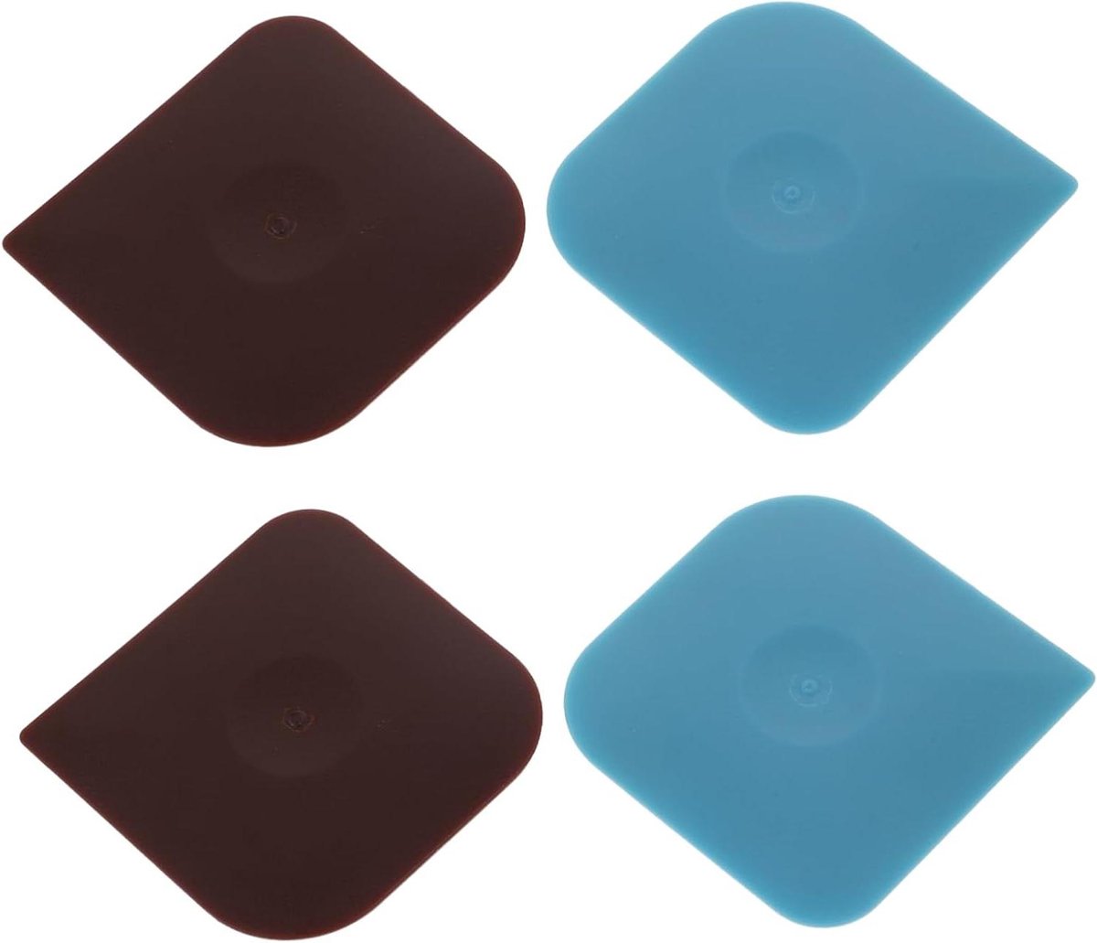 Nylon Pan Schraper - Keuken Schraper - Kookgerei Reinigen - Krasvrij Nylon - 6 cm - Diverse kleuren