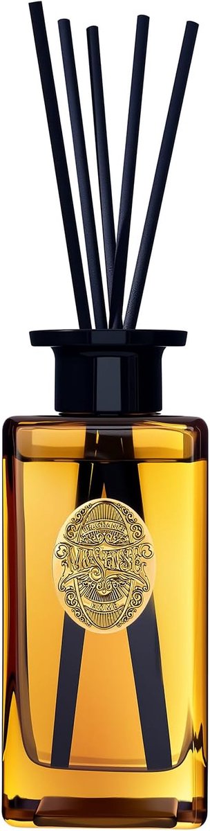 SnelShoppen - Grote Geurstokjes Diffuser 300ml | Neroli Noir Geurolie Diffuser met Stokken | Langdurige Niet-Toxische Essentiële Olie voor Slaapkamer