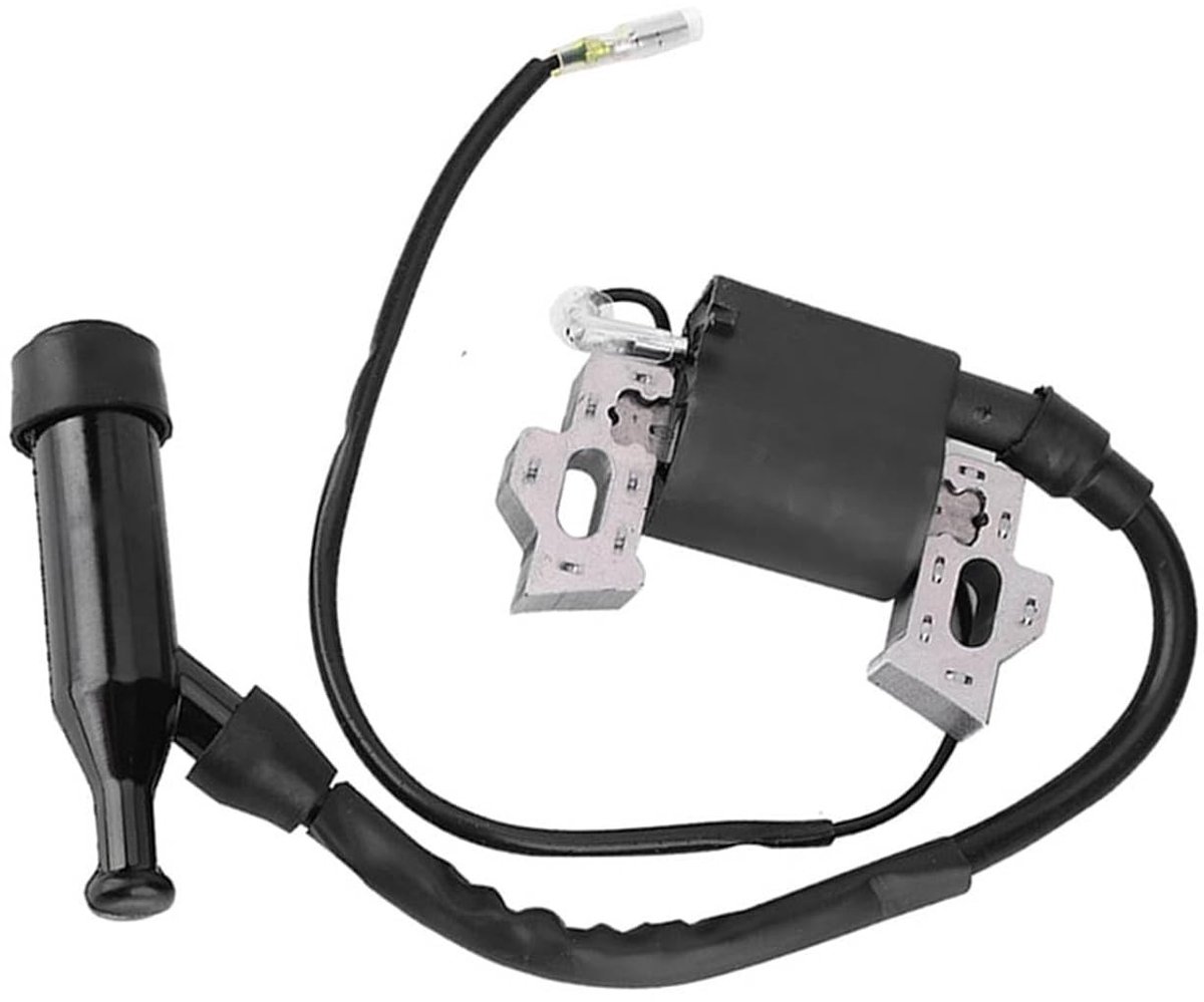 Vervangingsonderdeel voor 2KW/3KW brandstofgeneratoren: ontstekingsspoel en bougie met koperen kern en montagegaten van 5.8 cm, betrouwbaar en duurzaam